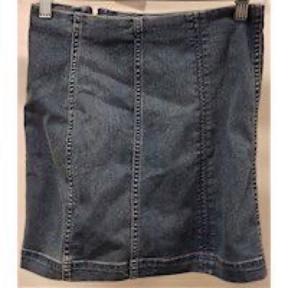 Free People Denim Mini Skirt. - Picture 2 of 3